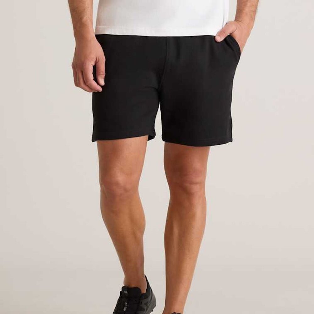Quince Flowknit Performance‎ Men's Black Shorts Size Medium